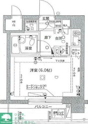 エクセリア後楽園の物件間取画像